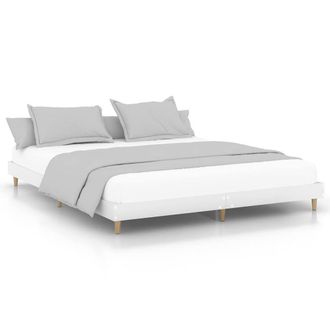 Berkfield Home Bed Frame White 200x200 cm Engineered Wood