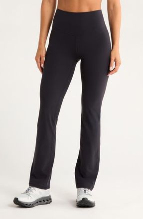 Zella Studio Luxe Bootcut Leggings in Black at Nordstrom, Size Xx-Large
