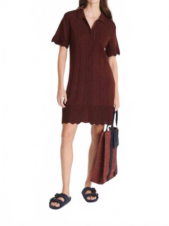 Eres Onirique Dress In Chocolate