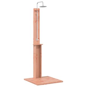 vidaXL Ducha Exterior 206 Cm Madera Dura De Douglas Y Acero Inoxidable Vidaxl