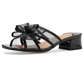 J. Rene&eacute; Finola Slip-On Sandal Womens Sandals Black : 10.5 W (C), Textile