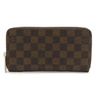 Louis Vuitton Damier Brown Pvc Long Wallet (Bi-Fold) (Pre-Owned)