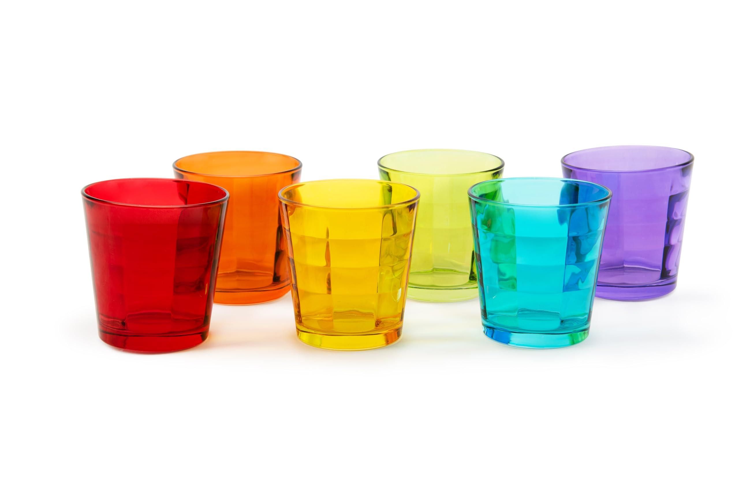 Excelsa Ocean Gläser Set – 3 Bunte Gläser, Je 22 Cl | Spülmaschinenfest