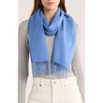 Nordstrom Rack Cashmere Scarf in Blue at Nordstrom Rack