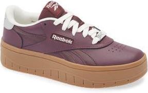 Reebok Court Advance Surge Platform Sneaker in Cherry/Gum/Chalk at Nordstrom Rack, Size 8.5