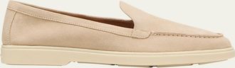 Santoni Yaltamoc Suede Slip-On Loafers