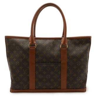 Louis Vuitton Brown Galle Monogram Monogram Shoulder Bag Tote Bag (Pre-Owned)