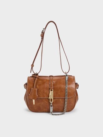 Charles & Keith Delfina Chain Crossbody Bag
