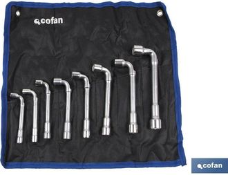 cofan Set 17 Pcs Llaves De Pipa, Juegos Llaves De Pipa Abiertas, En Juegos De 8, 10 Y 17 Piezas. Fabricadas En Acero Al Cromo-vanadio, D&aacute;ndole Larga Vida, R