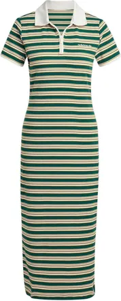 adidas (WMNS) adidas 80S Stripes Dress Green Yellow White Asia Sizing JC6178