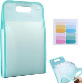 OEM Carpeta Impermeable Expandible, Organizador De Documentos Tipo Folio, Organizador De Archivos Tipo Acorde&oacute;n (verde)