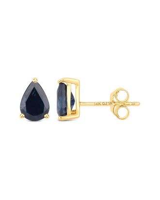 Diana M. Jewels 14K 1.60 Ct. Tw. Blue Sapphire Earrings