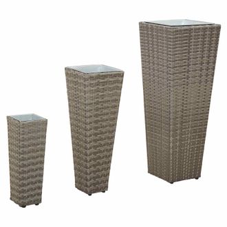 vidaXL Conjunto De Jard&iacute;n 3 Pcs Metal Vidaxl