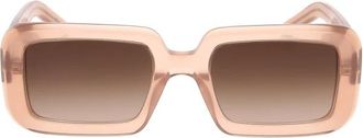 Saint Laurent Klassieke Zonnebril - unisex - Zonnebrillen - Roze - ONE Size - Accessoires