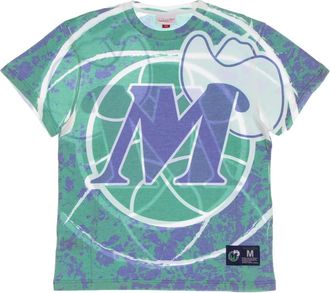 Mitchell & Ness NBA Jumbotron Tee Hardwood Classics Dalmav - Heren - T-shirts - Veelkleurig - XL - Katoen - Tops