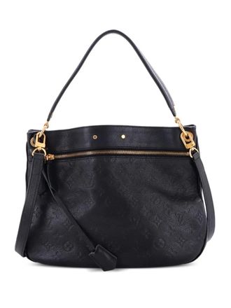 Louis Vuitton Spontini NM Handbag Monogram Empreinte Leather hobo bag - Nero