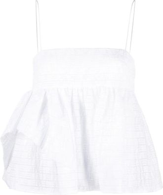 Cecilie Bahnsen Ruffle-detail Top