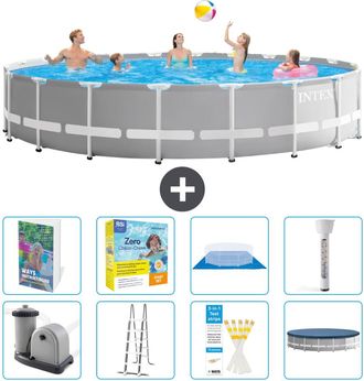 Intex Piscina Prism Frame Redonda - 610x132 Cm - 9-piezas S532