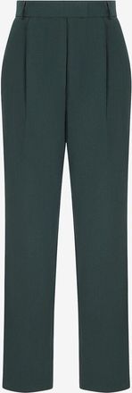 Frankie Shop Verkürzte gerade Bundfaltenhose mit hohem Bund Bea