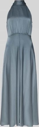 Sams&oslash;e & Sams&oslash;e Maxikleid mit Neckholder Modell RHEO in Rauchblau, Gr&ouml;&szlig;e XL