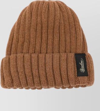 Borsalino ribbed cashmere beanie