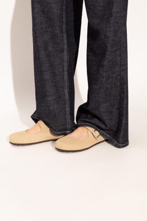 Birkenstock Santan Clarita Shoes, Womens, Beige