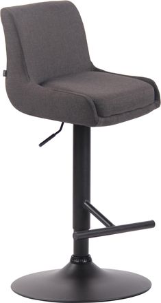 Clp Clp - Taburete Club En Tela Gris Oscuro Negro