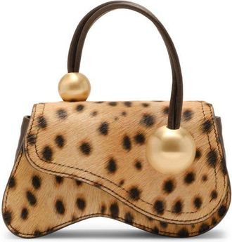 Cult Gaia Kazia Nano Cheetah Print Genuine Calf Hair Crossbody Bag at Nordstrom