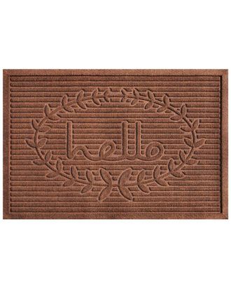 Callowaymills Poly Hello Indoor/Outdoor Mat Brown