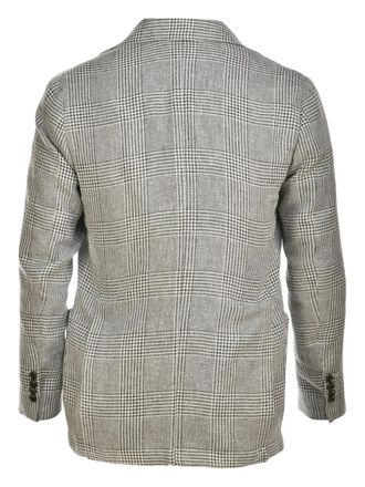 Sartorio Napoli Prince of Wales-check blazer - Green