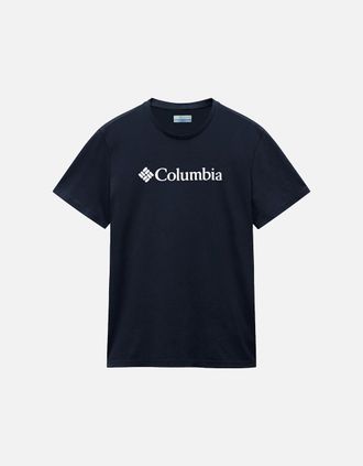 Columbia Mens Columbia Basic Large Chest Logo T-Shirt - Navy - Size: 38
