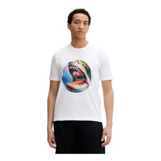 Paul Smith Heren, Tops, Wit, Maat: M Katoen