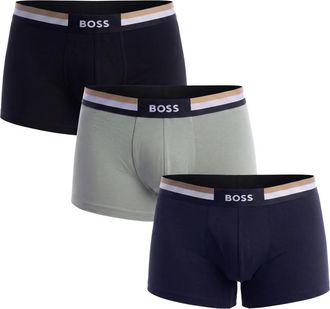 HUGO BOSS Trunk 3P Motion - Heren - Onderbroek - Veelkleurig - 2XL - Katoen - Ondergoed