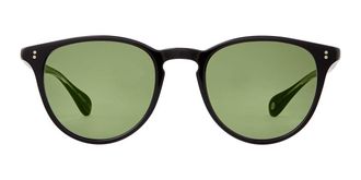Garrett Leight MANZANITA SUN BK/GRN Mens Sunglasses Black Size 50