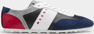 Marni Mens Colour-block low-profile sneakers Men