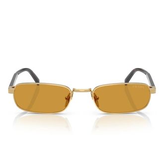 Prada Sunglasses Prb54 S 5 Ak50 P Gold/Dark Honey Unisex
