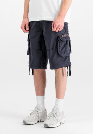 Alpha Industries Shorts ALPHA INDUSTRIES Jet Short, Herren, Gr. 28, Normalgr&ouml;ssen, blau (rep.blau), Obermaterial: 100% Baumwolle, Hosen Shorts