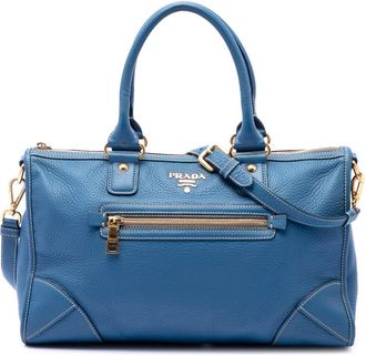 Prada Pre-owned Prada Vitello Daino Zip Top Satchel Ladies BGL4V4WOKCC0VS2B