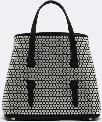 Alaia Ala&iuml;a Borsa a mano Mina 20 in pelle con borchie