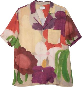 Soulland Orson Flow AOP Shirt - Dames - Blouses & Shirts - Veelkleurig - Maat: S/M