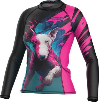 OEM Camiseta De Manga Larga Para Mujer Con Estampado De Bull Terrier, Talla Xs, Color Negro