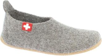 Living Kitzbühel Slipper Schweizer Kreuz No. 4249 Hüttenschuhe - Unisex | grau