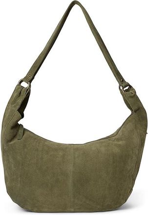 Free People Roma Suede Tote Womens Handbags Olive Moss, Suede/Leather