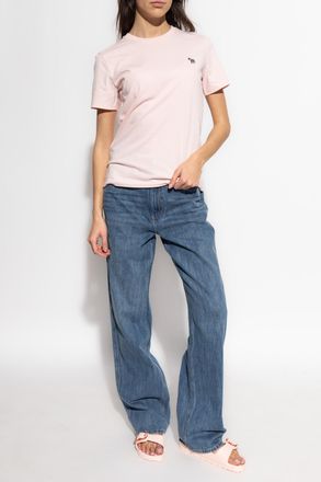 Paul Smith T-shirt With Logo, Womens, Pink