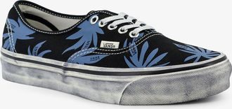 Vans Womens Canvas Sneakers Authentic 44 Blue Canvas-Rubber Trainers Canvas/rubber