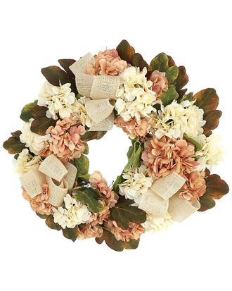 Creative Displays Inc. Handmade Grapevine Wreath With Mixed Greenery & Decorative Bow