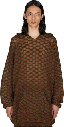 Isa Boulder Truien - Heren - Hoodies - Bruin - S - Rayon - Hoodies & sweatvesten