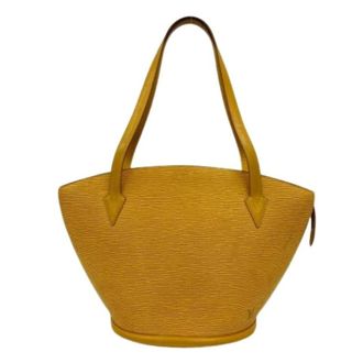 Louis Vuitton Pre-owned Shoulder Bags, female, Yellow, Size: ONE SIZE Pre-owned Vintage Shoulder Bag