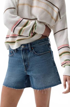 Pistola Denim Kennedy Mid Rise Shorts In Cityscape