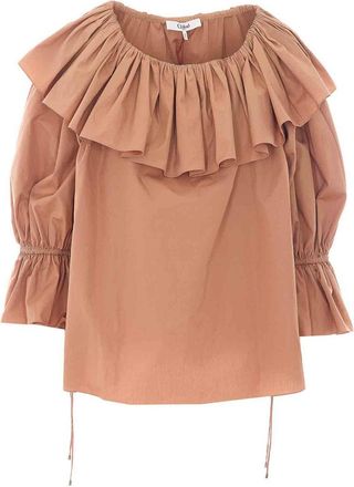 Chlo&eacute; Reef Sheel Brown H101 Top